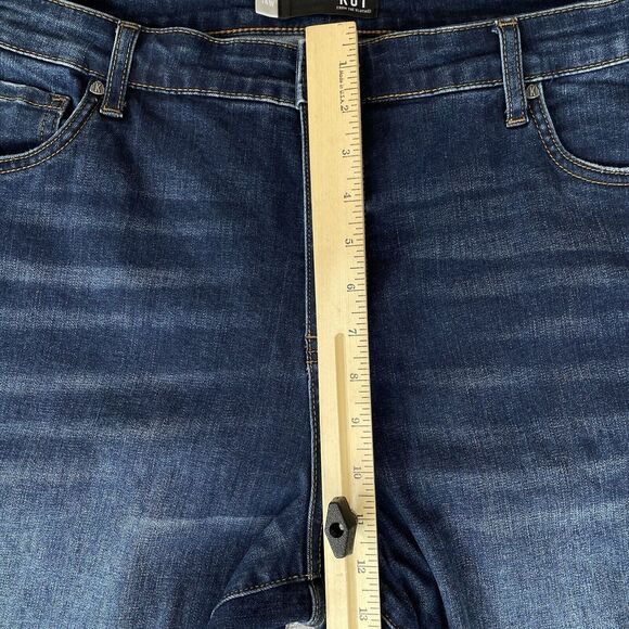 Kut From The Kloth Charlotte Fab Ab Culotte Jeans Women's 14W High Rise Stretch - Picture 12 of 16